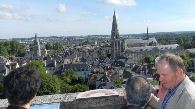 Vue sur Vendôme depuis le château