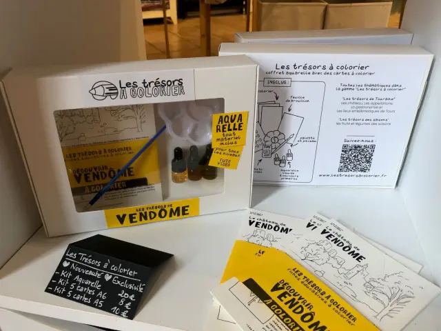 Les Tresors A Colorier Boutique Vendome Tourisme